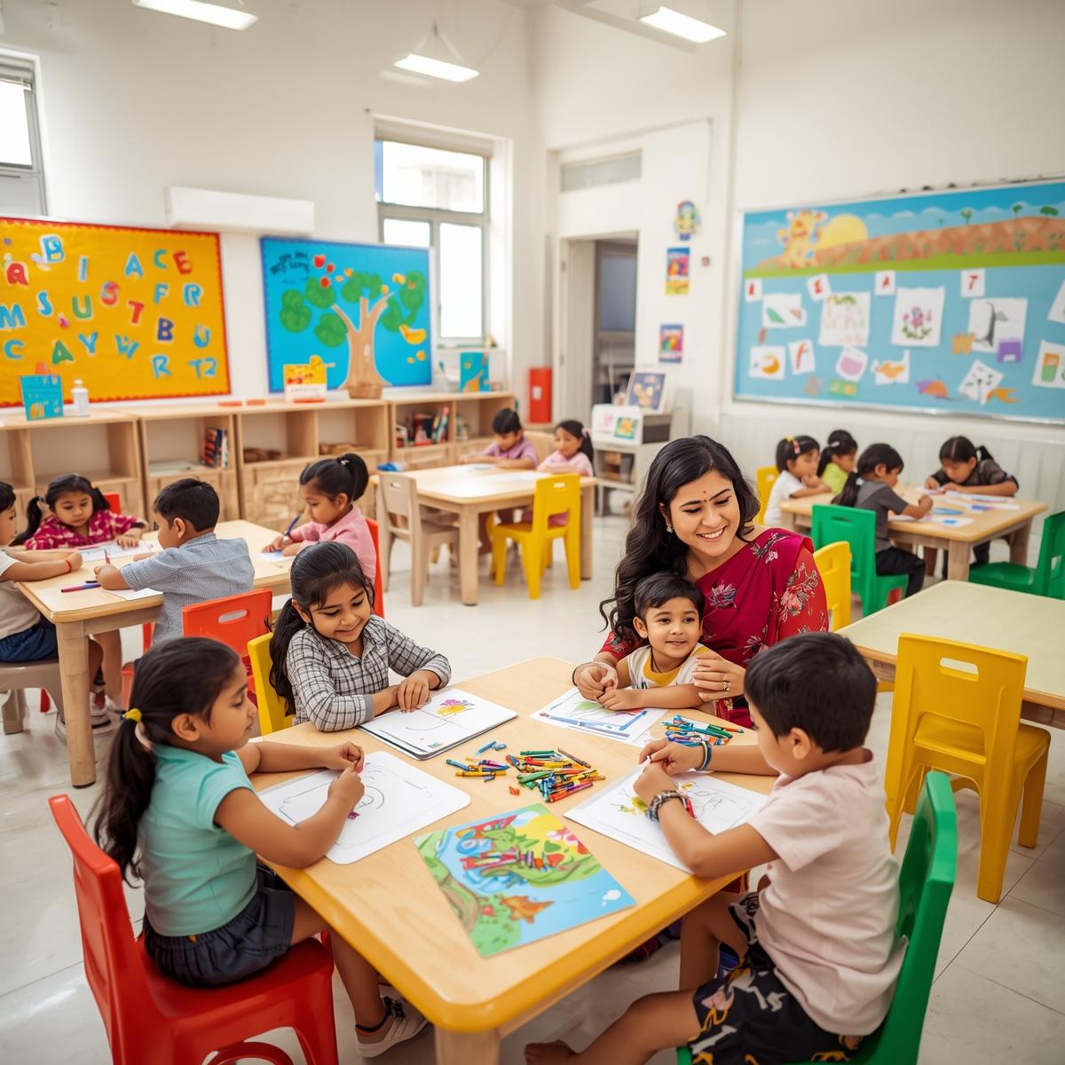 Sunlit Classrooms with Child-Sized Ergonomics